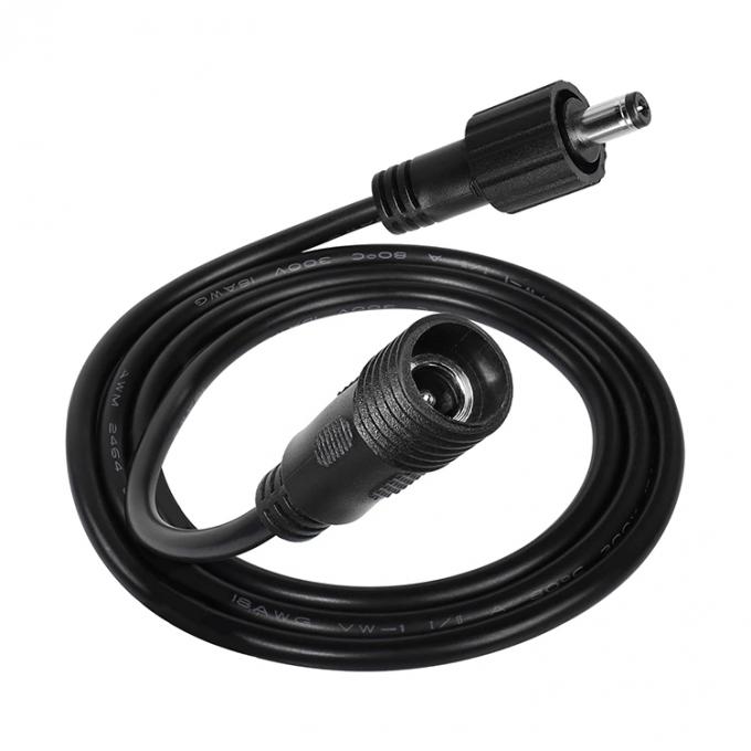Waterdicht DC Jack 5.5x2.1mm 5.5x2.5mm 3.5x1.35mm Stromverlengkabel voor LED-licht 0
