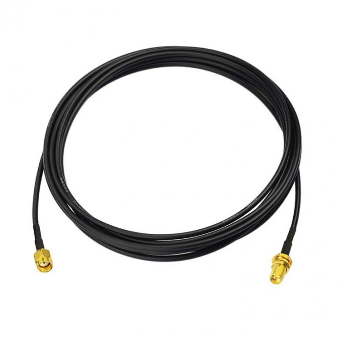 RG174 Coaxial RP SMA Male to RP SMA Female Antenna Extension Cable voor wifi-router beveiligingscamera 0