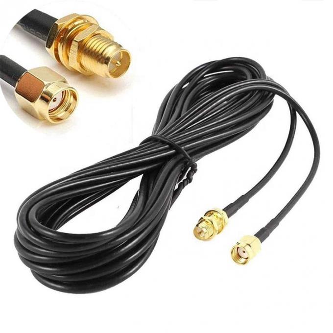 RG174 Coaxial RP SMA Male to RP SMA Female Antenna Extension Cable voor wifi-router beveiligingscamera 2