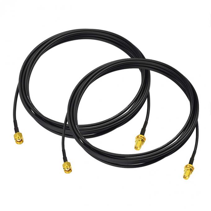 RG174 Coaxial RP SMA Male to RP SMA Female Antenna Extension Cable voor wifi-router beveiligingscamera 4