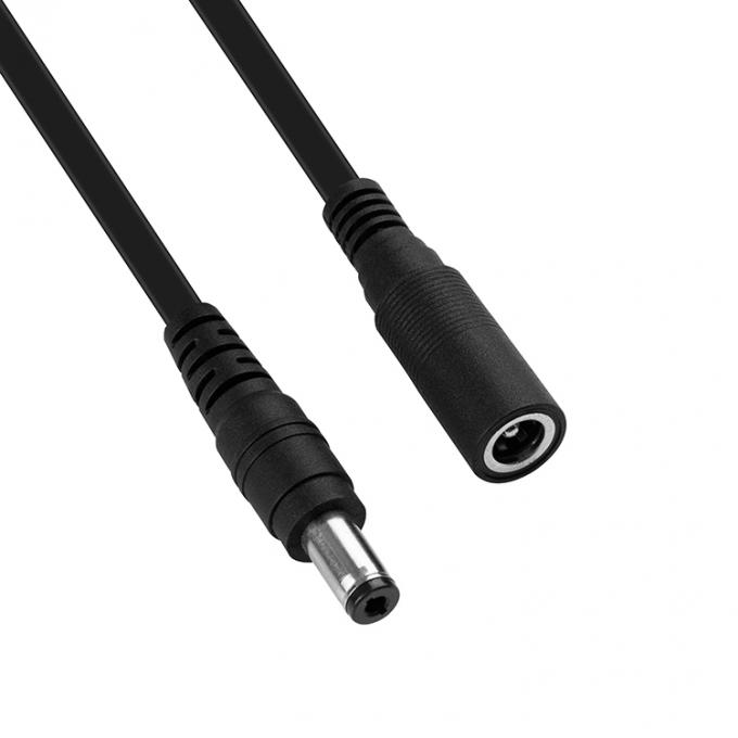 1m 3m 5m 12V Man tot Man Vrouw Vlak DC 5.5x2.1mm 5.5x2.5mm 3.5x1.35mm Barrel Jack Power Extension Cable voor CCTV Camera LED 5