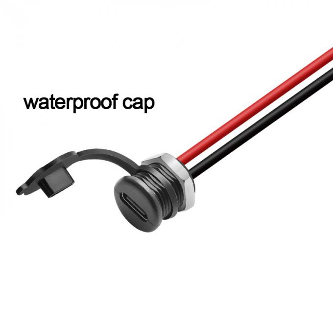 IP67 IP68 Waterdicht Cap USB Type C Vrouwelijke stopcontact Jack tot 2 pin PH 2.0 XH 2.54 SH1.0 VH ZH MX Connector kabel 2
