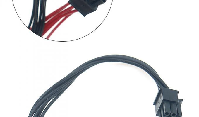 Op maat gemaakt mannelijk naar vrouwelijk 4 6 8 Pin Molex Micro Fit 3.0 Connector Harness Cable 3