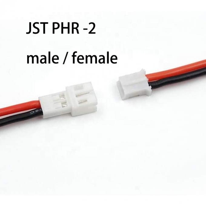 Mannelijk Vrouwelijk 2 pin JST PH 2.0 Pitch 2.0mm Connector Draad Harness Cable 3
