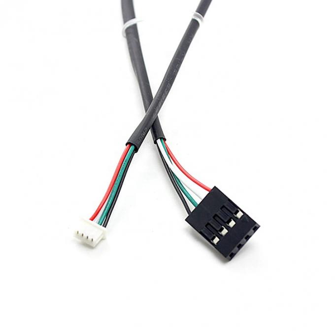 Custom 4 Pin Dupont 2.54mm tot Molex 1.25mm Pitch Connector Draad Harness Assembly Cable 0