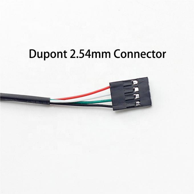 Custom 4 Pin Dupont 2.54mm tot Molex 1.25mm Pitch Connector Draad Harness Assembly Cable 1