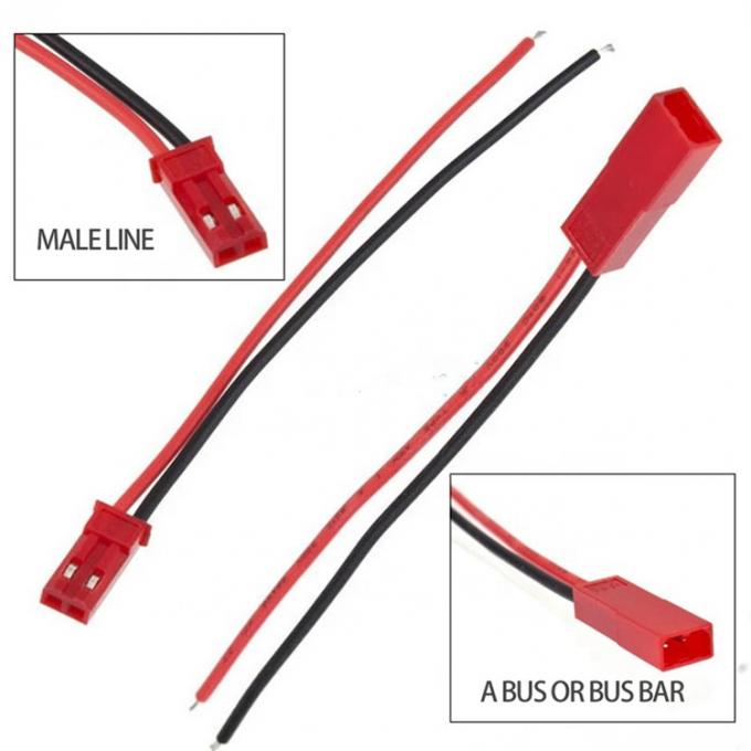 22AWG Man Vrouw JST SYP 2 PIN Connector Draadkabel voor Led Lamp Strip RC Speelgoed Helikopter 1