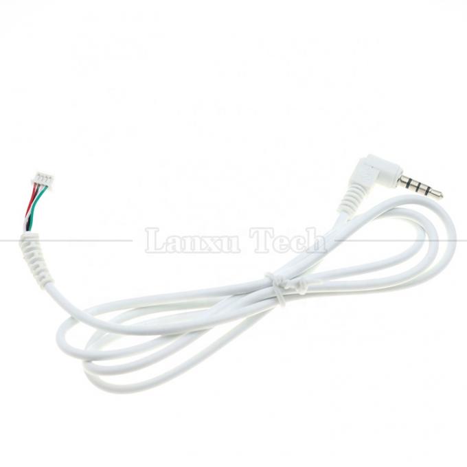 Gepersonaliseerde 3,5 mm audio jack TRRS naar JST MX 1.25 mm 4p draad harnas kabel 0