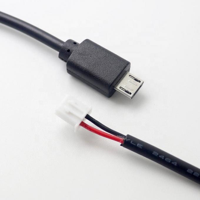 Custom 10cm 30cm 0.5m 1m Micro B 5P tot 2P JST XH 2.54mm Connector Wire Cable 0