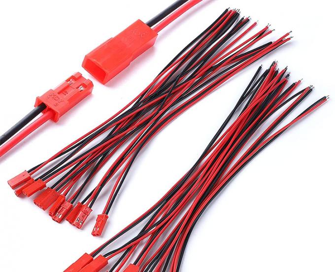 22AWG Manlijk Vrouwelijk 2 PIN JST SYP RCY Plug Connector to Bare End Pigtail Wire Lead Cable Harness for LED Strip Battery 0