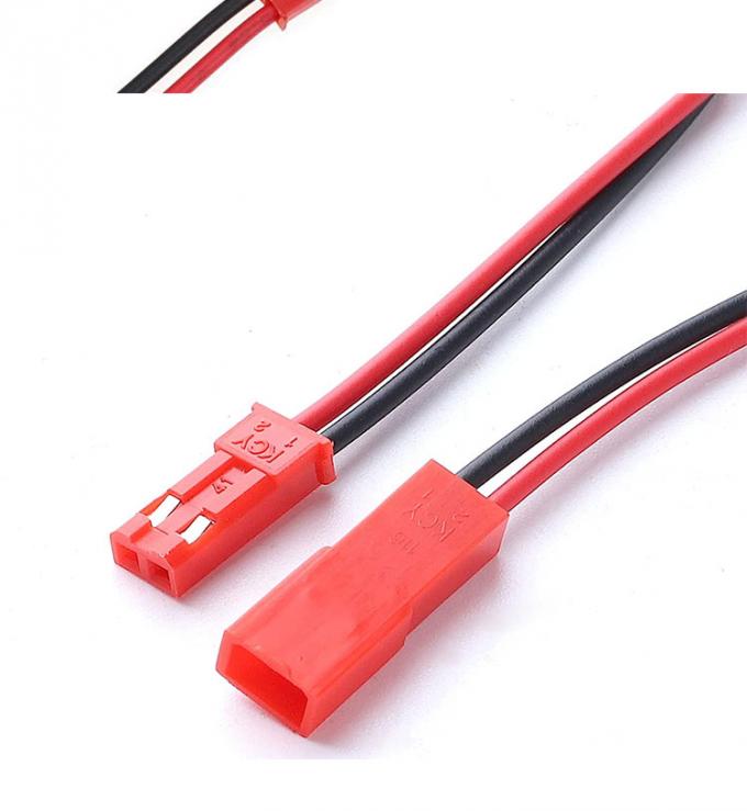 22AWG Manlijk Vrouwelijk 2 PIN JST SYP RCY Plug Connector to Bare End Pigtail Wire Lead Cable Harness for LED Strip Battery 2