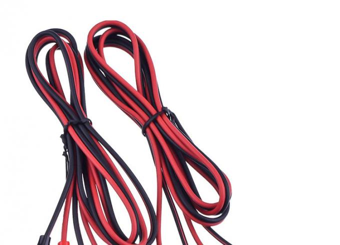 12v dubbel geëindigde zwarte rode elektrische test leidingen Jumper draad alligator krokodil clips kabel 1