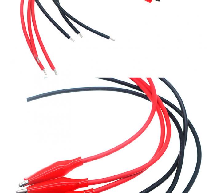 12V Rood Zwart Alligator Clips Batterijkabel 1
