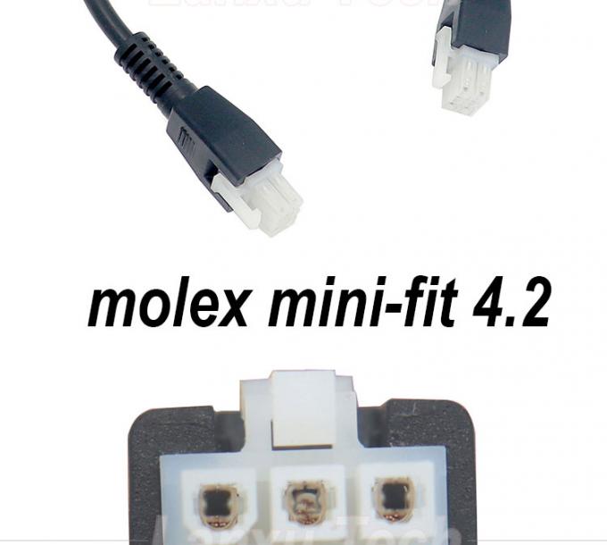Aanpassing Overgevormde Man tot Man Vrouw 6 Pin 2451350620 Molex Mini-Fit 4.2mm Pitch Connector Assembly Cable 2