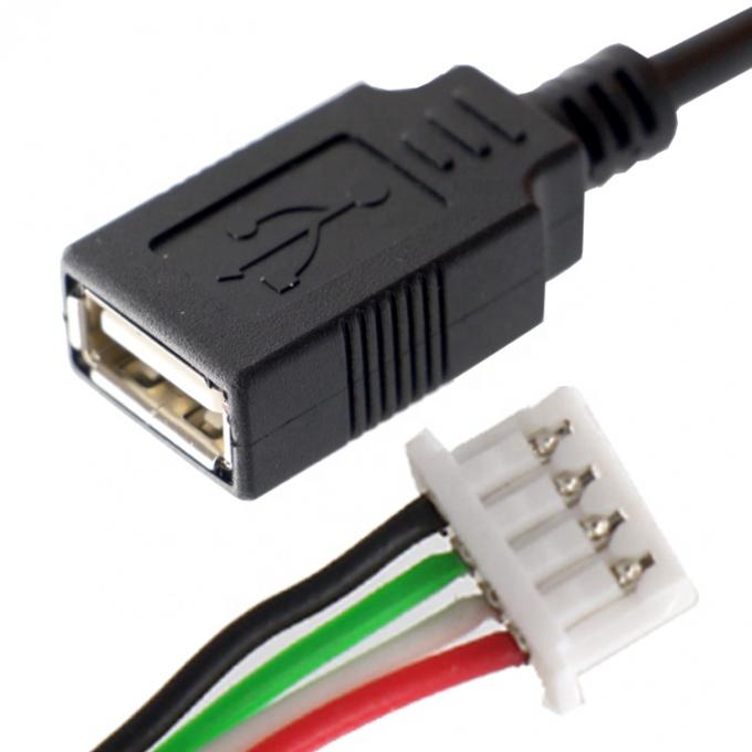 OEM-assemblage USB A Vrouwelijk naar JST 2 3 Pin PH XH 1.0mm 1.5mm 2mm Connector Pitch Cable 1