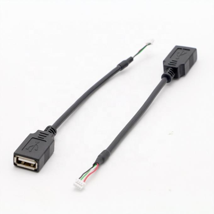 OEM-assemblage USB A Vrouwelijk naar JST 2 3 Pin PH XH 1.0mm 1.5mm 2mm Connector Pitch Cable 5