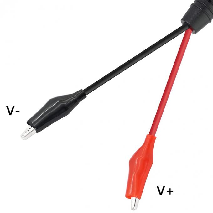2.1mmx5.5 mm 12V DC Male Jack to Alligator Clip Power Cable Connectors voor CCTV beveiligingscamera's 3