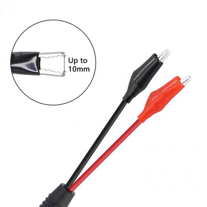 2.1mmx5.5 mm 12V DC Male Jack to Alligator Clip Power Cable Connectors voor CCTV beveiligingscamera's 4