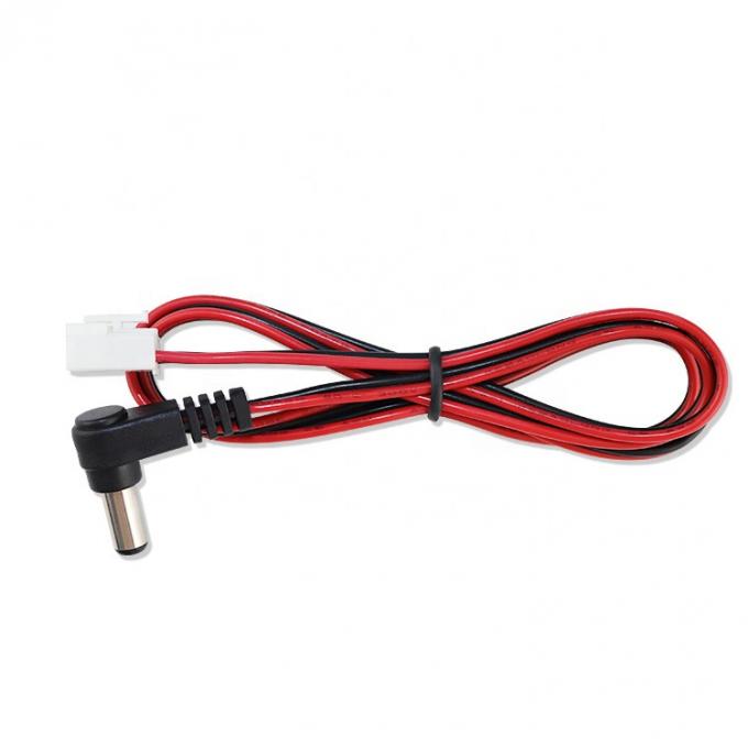 Custom OEM DC Barrel Jack naar JST XH 2 Pin 2.54 Pitch Power Cable 0