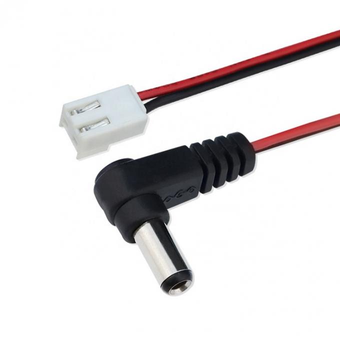 Custom OEM DC Barrel Jack naar JST XH 2 Pin 2.54 Pitch Power Cable 3