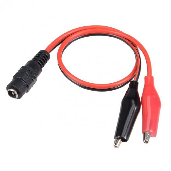 12V DC 5.5x2.1mm Vrouwelijke vat Jack naar alligator clips Power Cable Connectors voor CCTV Security Camera 0