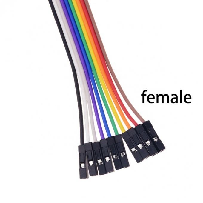 10 pin Alligator Clip to Female Dupont Breadboard Test Lood Jumper draden voor Raspbrry Pi 1