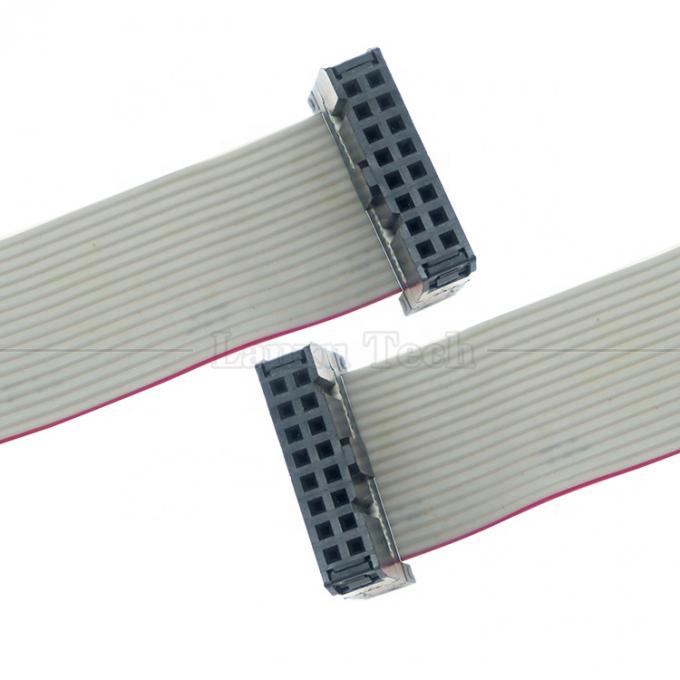 Vrouw tot Vrouw 16 PIN 1.27mm Pitch IDC 2.54mm Connector GPIO Grey Flat Ribbon Draadkabel voor harde schijven CD Raspberry Pi 0