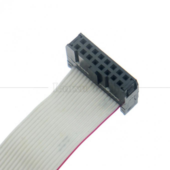 Vrouw tot Vrouw 16 PIN 1.27mm Pitch IDC 2.54mm Connector GPIO Grey Flat Ribbon Draadkabel voor harde schijven CD Raspberry Pi 2