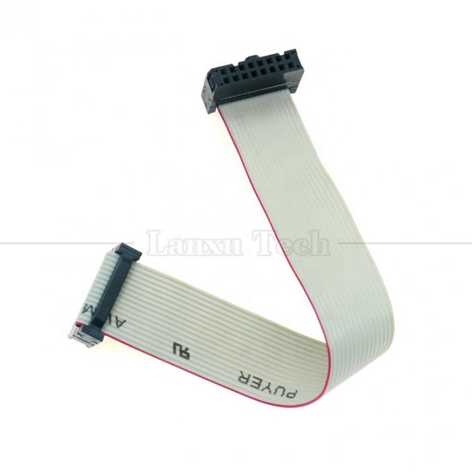 Vrouw tot Vrouw 16 PIN 1.27mm Pitch IDC 2.54mm Connector GPIO Grey Flat Ribbon Draadkabel voor harde schijven CD Raspberry Pi 3