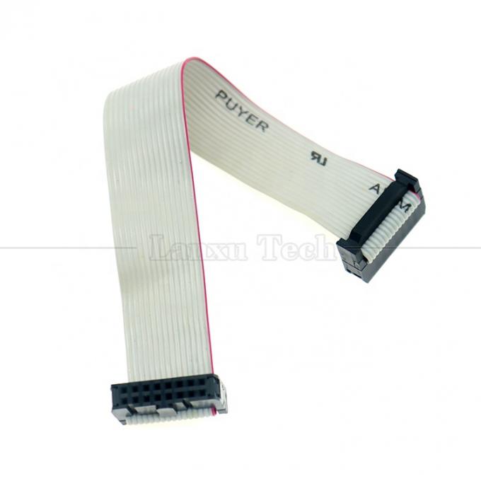 Vrouw tot Vrouw 16 PIN 1.27mm Pitch IDC 2.54mm Connector GPIO Grey Flat Ribbon Draadkabel voor harde schijven CD Raspberry Pi 4