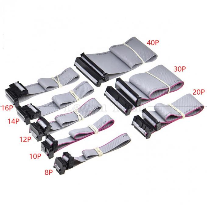 Vrouw naar Vrouw 10 PIN 1.27mm Pitch IDC 2.54mm Connector GPIO Grey Flat Ribbon Draadkabel voor harde schijven CD Raspberry Pi 7