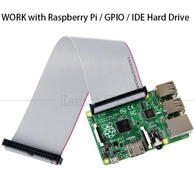 Vrouw naar Vrouw 10 PIN 1.27mm Pitch IDC 2.54mm Connector GPIO Grey Flat Ribbon Draadkabel voor harde schijven CD Raspberry Pi 8