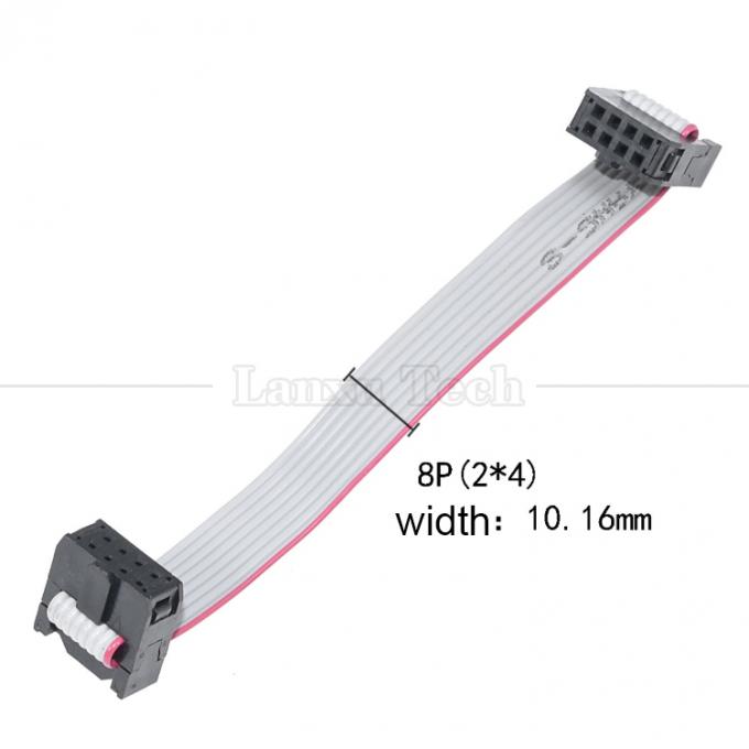 6 8 10 12 14 16 18 20 24 26 30 32 34 40 50 60 64 PIN 1,27 mm Pitch IDC 2,54 mm 2,0 mm Connector Grijze vlakke lintdraadkabel 6