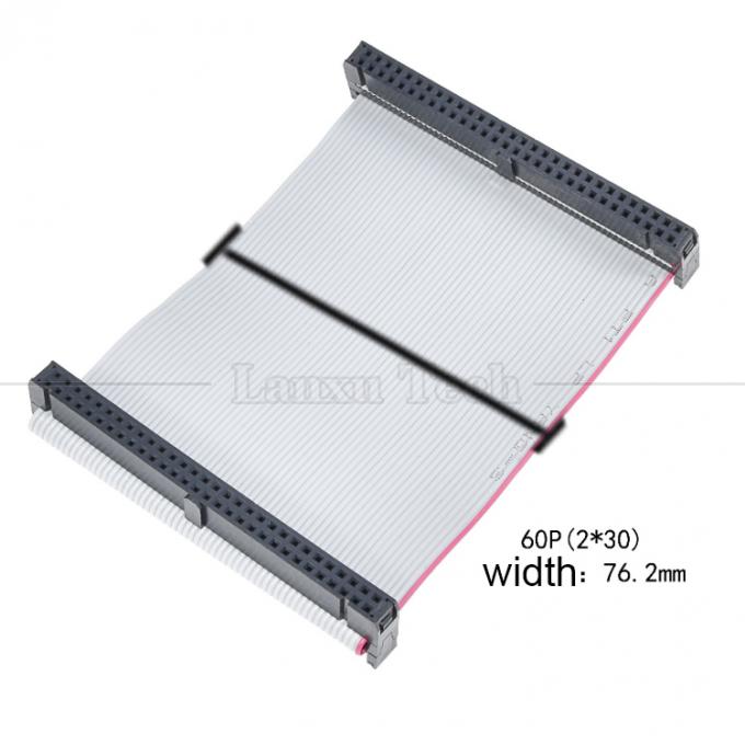 Op maat 4 tot 80 10 16 18 20 30 40 50 60 64 PIN 1.27mm Pitch FCC IDC 2.54mm Connector Flat Ribbon Cable 9