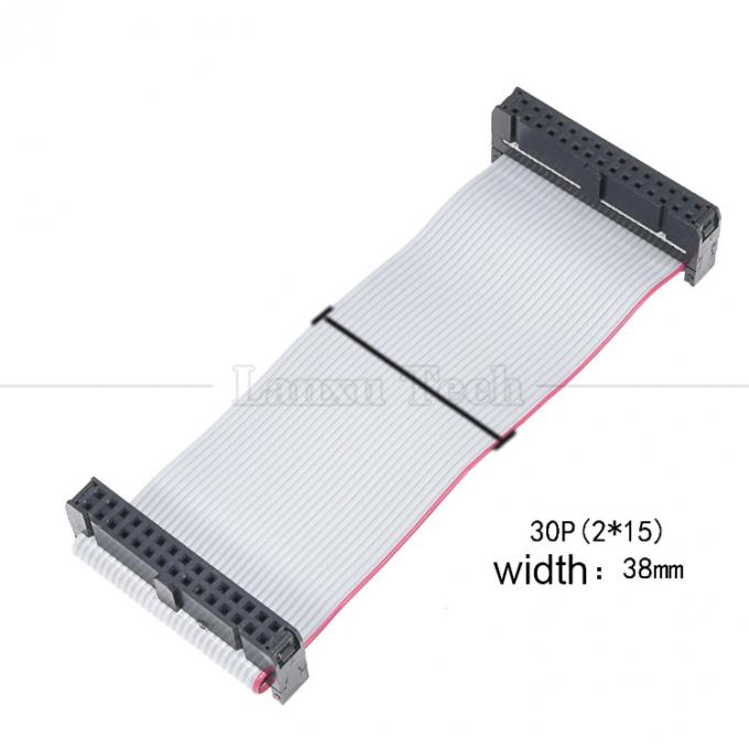 Op maat 4 tot 80 10 16 18 20 30 40 50 60 64 PIN 1.27mm Pitch FCC IDC 2.54mm Connector Flat Ribbon Cable 6