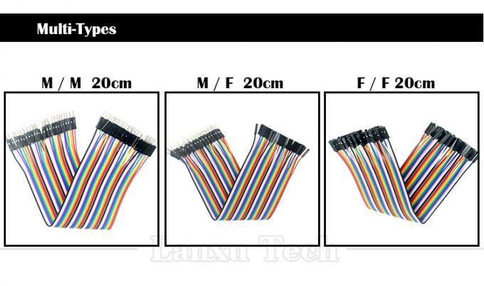 40 PIN Man tot Man 2.54mm Dupont Breadboard GPIO Raspberry Pi Jumper Wire 0