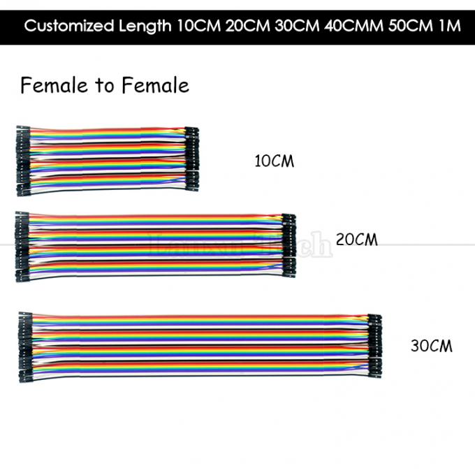 10cm 20cm 30cm Vrouw naar Vrouw Man naar Man 40 Pin Dupont Connector Breadboard GPIO Jumper Drones voor Arduino Raspberry Pi 6