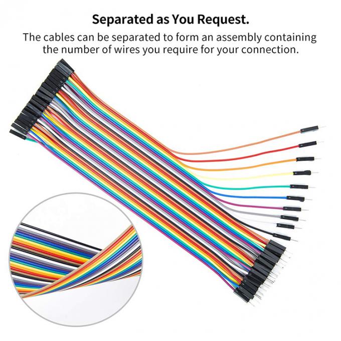 40 PIN Man tot Vrouw Dupont Connector Breadboard Jumper Wire GPIO kabel voor Arduino 10
