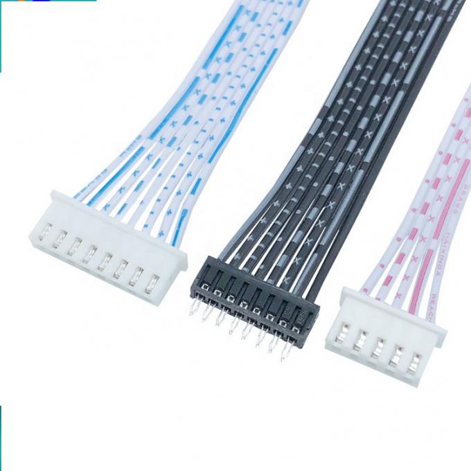 Op maat 2 3 4 5 6 7 8 Pin JST XH 2.54mm Pitch Connector Flat Ribbon Cable 2