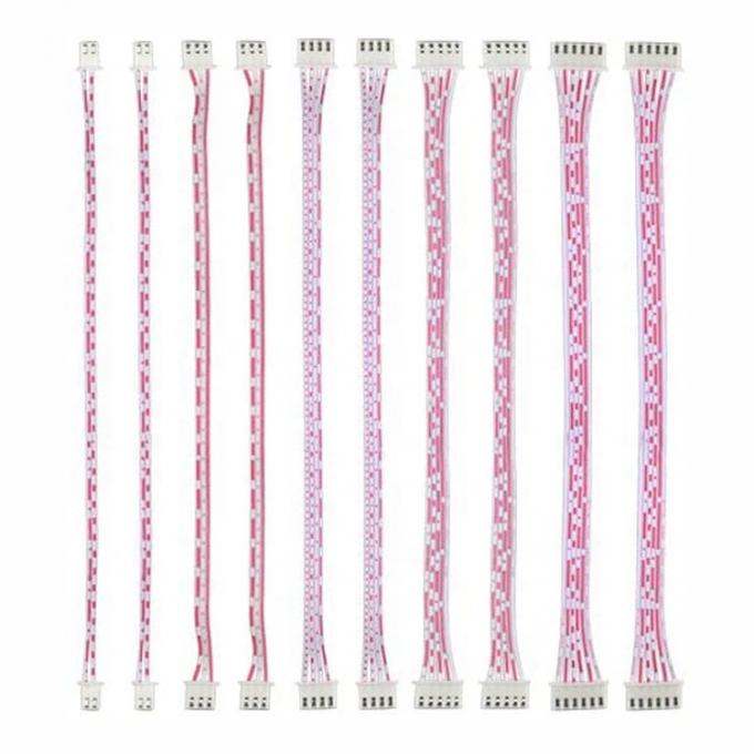 Op maat 2 3 4 5 6 7 8 Pin JST XH 2.54mm Pitch Connector Flat Ribbon Cable 1