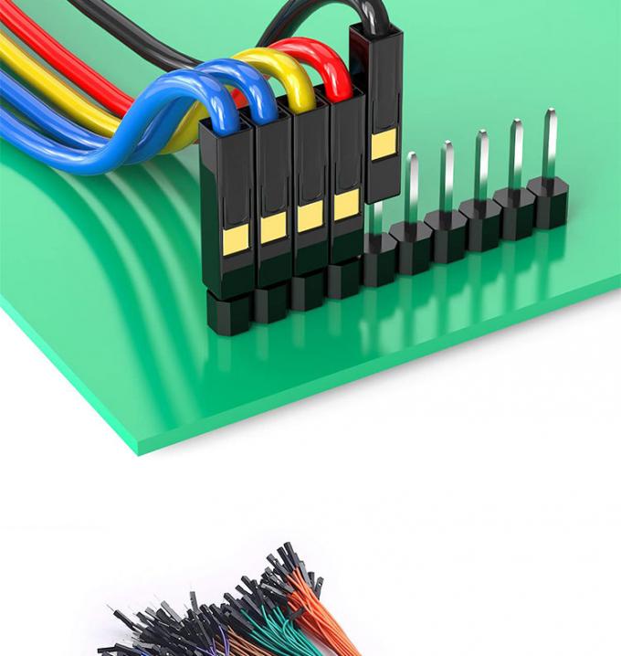 Man naar Man Vrouw naar Vrouw 2.54mm 1 Pin Dupont Connector Solderless Breadboard Jumper Draad voor Arduino 5