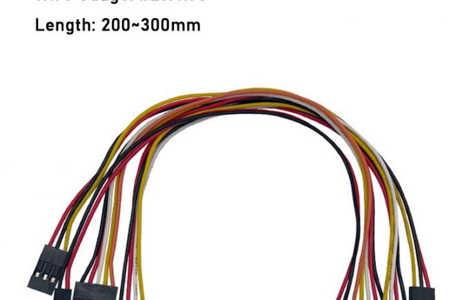 2p 3p 4p 5p 6p 7p 8p 9p 10p Vrouw tot Vrouw 2.54mm Dupont Connector Ribbon Jumper Wire 1