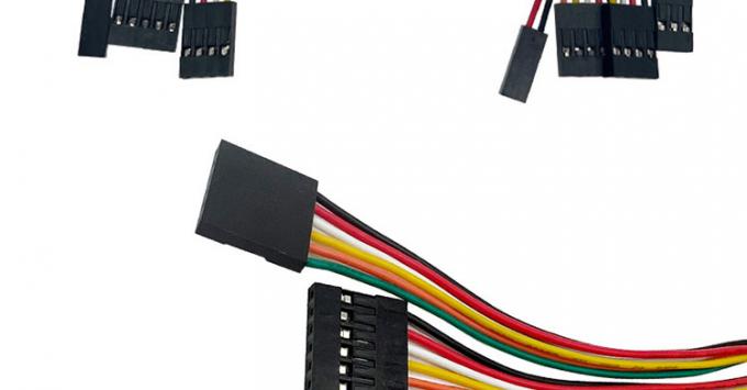 2p 3p 4p 5p 6p 7p 8p 9p 10p Vrouw tot Vrouw 2.54mm Dupont Connector Ribbon Jumper Wire 2