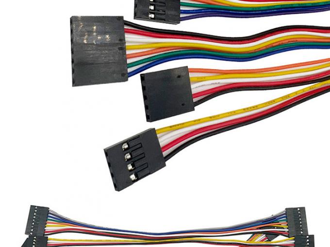 2p 3p 4p 5p 6p 7p 8p 9p 10p Vrouw tot Vrouw 2.54mm Dupont Connector Ribbon Jumper Wire 3