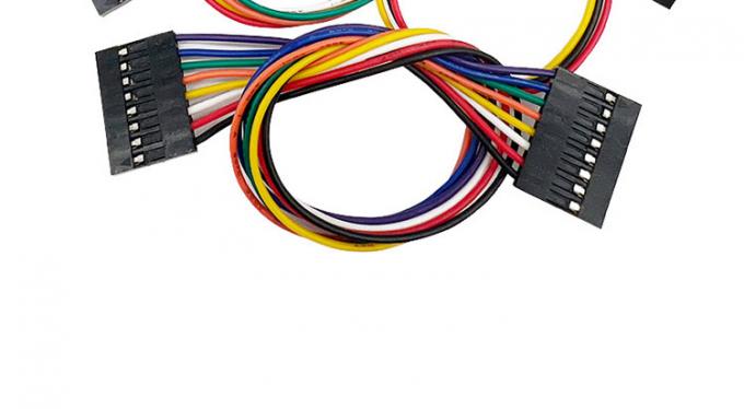 2p 3p 4p 5p 6p 7p 8p 9p 10p Vrouw tot Vrouw 2.54mm Dupont Connector Ribbon Jumper Wire 5
