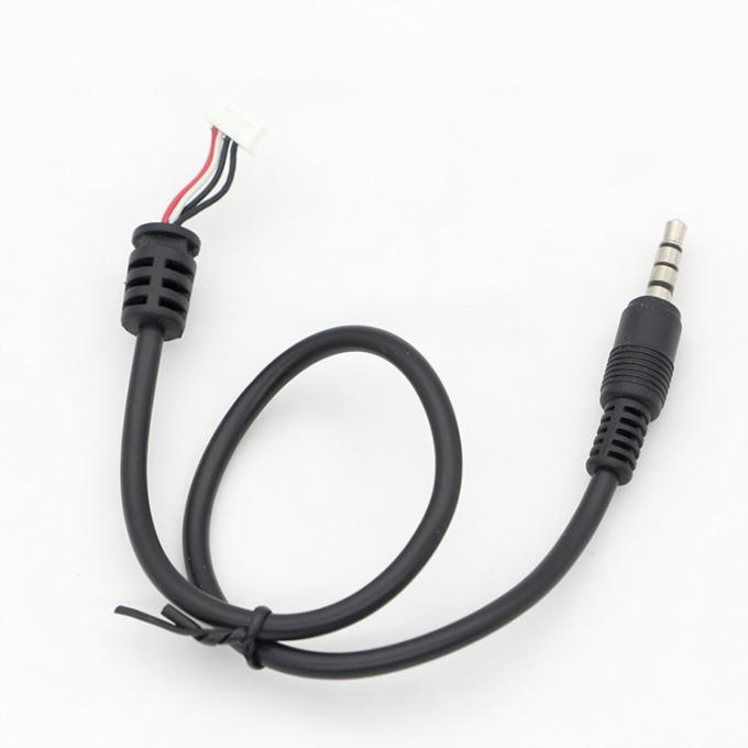 Custom Factory 1M 2M 3M 3.5mm TRRS Audio DC Jack naar JST 2.0mm 2.54mm Pitch Assembly Cable 4
