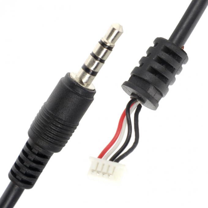 Custom Factory 1M 2M 3M 3.5mm TRRS Audio DC Jack naar JST 2.0mm 2.54mm Pitch Assembly Cable 1