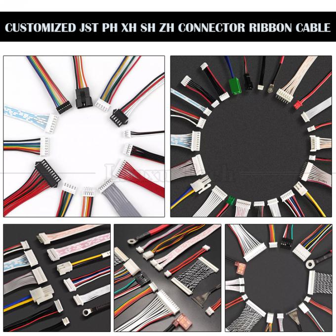 Custom JST 2.54 2.0 1.0 Pitch Vrouwelijke PH XH ZH SH VH Flat Ribbon Cable voor Computer Hard Drive LCD Panel 0