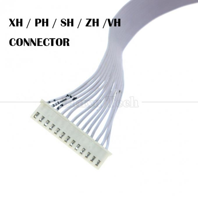 Custom JST 2.54 2.0 1.0 Pitch Vrouwelijke PH XH ZH SH VH Flat Ribbon Cable voor Computer Hard Drive LCD Panel 2