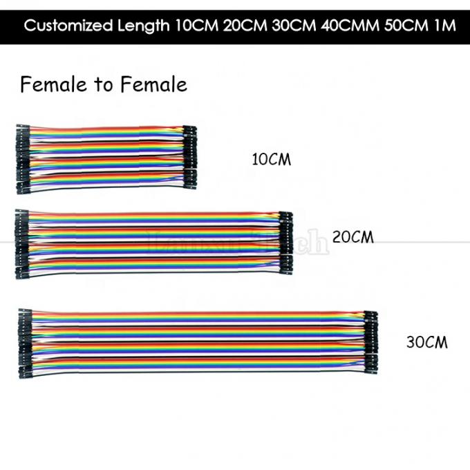 40 PIN Man tot Man 2.54mm Dupont Breadboard GPIO Raspberry Pi Jumper Wire 7